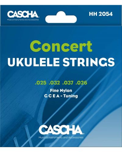 Corzi pentru ukulele Cascha - HH 2054, transparente - 1