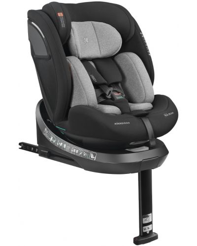 Scaun auto KikkaBoo - i-Orbit, IsoFix, i-Size, 40-150 cm, Light Grey  - 1