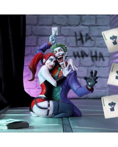 Bust de statuetă Nemesis Now DC Comics: Batman - The Joker and Harley Quinn, 37 cm - 7