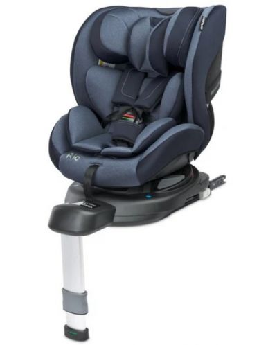 Scaun auto Caretero - Rio, IsoFix, i-Size, 40-105 cm, Albastru - 3