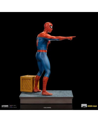 Statuetă Iron Studios Marvel: Spider-Man - Spider-Man (60's Animated Series) (Pointing) - 4