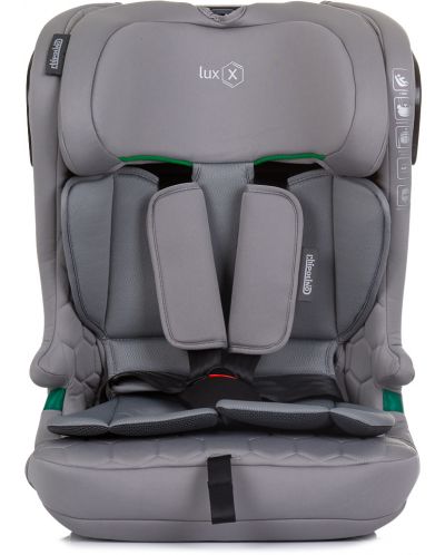 Scaunul auto Chipolino - LuxX, IsoFix, i-Size, 76-150 cm, granit - 3