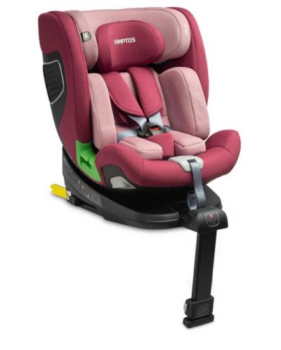 Scaun auto Caretero - Kamptos, IsoFix, i-Size, 40-150 cm, roz - 1