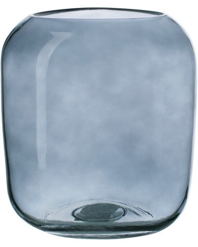 Vază de sticlă ADS - Albastru inchis, 17 x 15 x 20 cm - 1