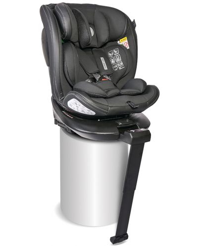 Scaun auto Lorelli - Estate, i-Size, Isofix, 40-150 cm, Leg, Black Jasper - 1