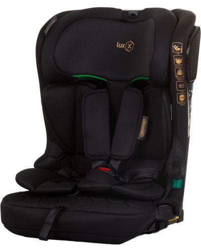 Scaunul auto Chipolino - LuxX, IsoFix, i-Size, 76-150 cm, negru - 1