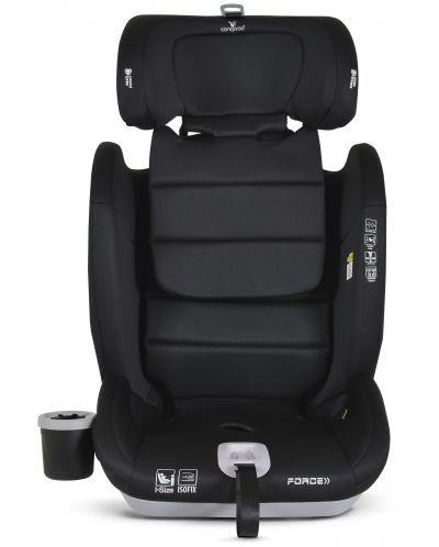 Scaun auto Cangaroo - Force, i-Size, IsoFix , 76-150 cm, negru - 6