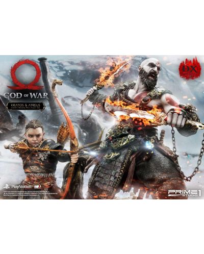 Statueta Prime 1 Games: God of War - Kratos & Atreus (Deluxe Version), 72 cm - 6