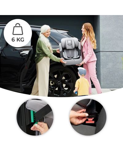 Scaun auto KinderKraft - Comfort Up, I-Size, 75-150 cm, roz - 8
