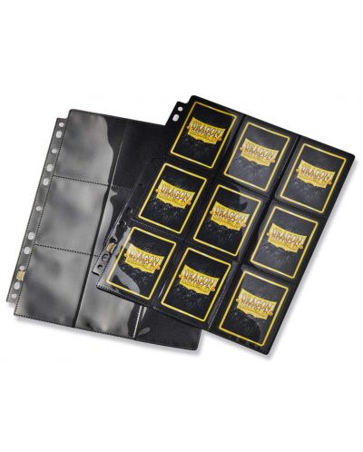 Pagini pentru stocarea cărțilorDragon Shield - 18 Pocket Small Card Size Page - 1