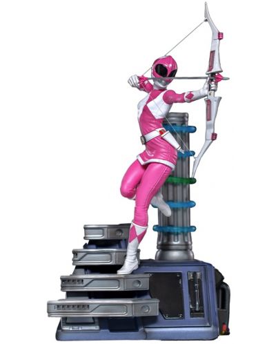 Statueta Iron Studios Television: Mighty Morphin Power Rangers - Pink Ranger, 23 cm - 1