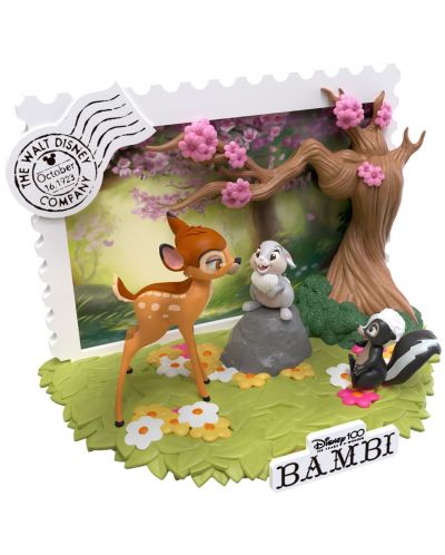 Statuetă Beast Kingdom Disney: Bambi - Diorama (100th Anniversary), 12 cm - 2