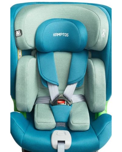 Scaun auto Caretero - Kamptos, IsoFix, i-Size, 40-150 cm, albastru - 10