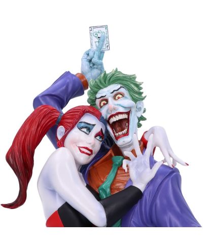 Bust de statuetă Nemesis Now DC Comics: Batman - The Joker and Harley Quinn, 37 cm - 5