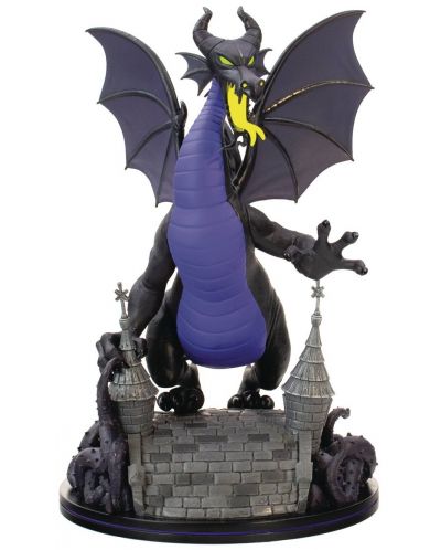 Statuetă  Quantum Mechanix Disney: Villains - The Maleficent Dragon (Q-Fig Max Elite), 22 cm - 1