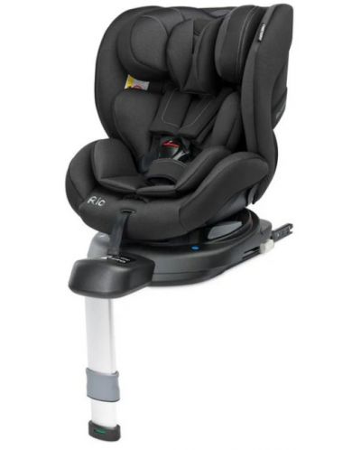 Scaun auto Caretero - Rio, IsoFix, i-Size, 40-105 cm, Negru - 3