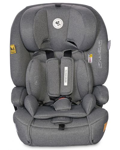 Scaun auto Lorelli - Benevento, i-Size, Isofix, 76-150 cm, Grey - 2