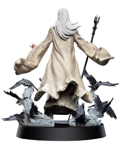 Statuetă Weta Movies: Stăpânul Inelelor - Saruman cel Alb, 26 cm - 4