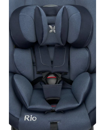 Scaun auto Caretero - Rio, IsoFix, i-Size, 40-105 cm, Albastru - 6