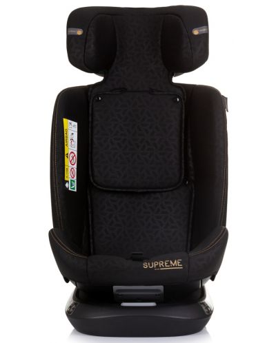 Scaun de masă pentru copii Chipolino - Supreme, 360°, IsoFix, i-Size, 40-150 cm, obsidian - 4