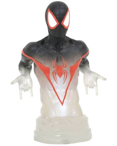 Figurină bust Gentle Giant Marvel: Spider-Man - Camouflage Miles Morales (SDCC 2021 Previews Exclusive), 18 cm - 1