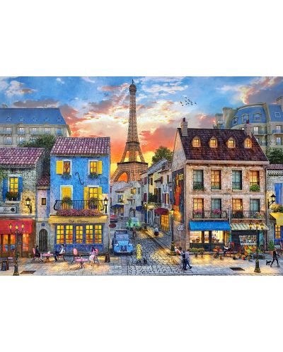 Puzzle Castorland de 500 piese - Strazile Parisului - 2