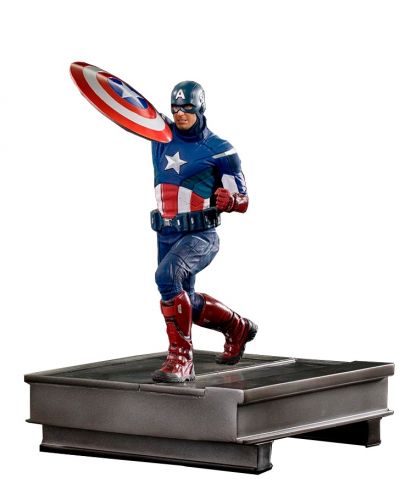 Statueta Iron Studios Marvel: Avengers - Captain America, 21 cm	 - 1