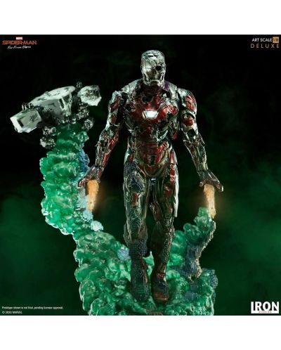 Iron Studios Marvel: Spider-Man - Statuia Iluzie Iron Man (Deluxe Art Scale), 21 cm - 2