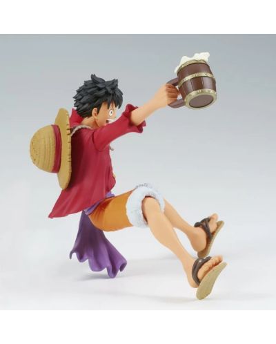 Statuetă Banpresto Animation: One Piece - Monkey D. Luffy (It's a Banquet!!), 9 cm - 3