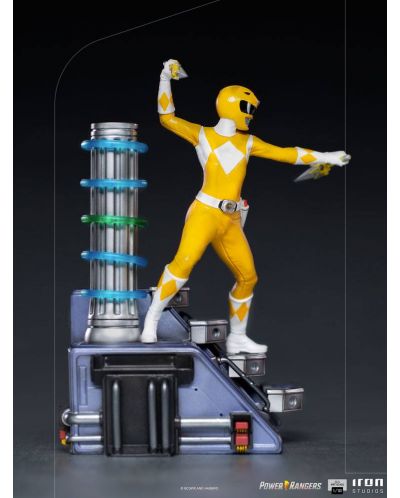 Statueta Iron Studios Television: Mighty Morphin Power Rangers - Yellow Ranger, 19 cm - 4