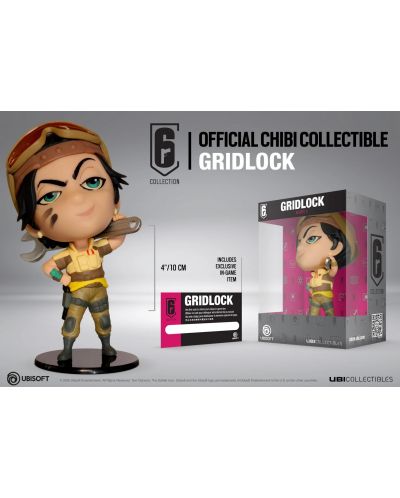 Statueta Ubisoft Games: Rainbow Six Collection - Gridlock Chibi, 10 cm - 5