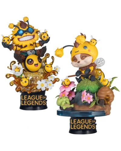 Statuetâ  Beast Kingdom Games: League of Legends - Beemo & BZZZiggs, 15 cm - 1