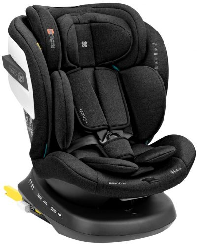 Scaun auto KikkaBoo - i-Cruise, IsoFix, i-Size, 40-150 cm, Black - 1