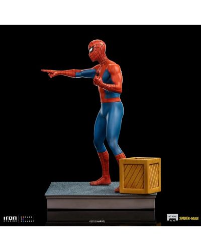 Statuetă Iron Studios Marvel: Spider-Man - Spider-Man (60's Animated Series) (Pointing) - 2