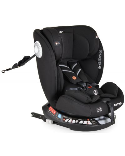 Scaun auto Moni - Nitro, IsoFix, i-Size, 40-150 cm, negru - 1