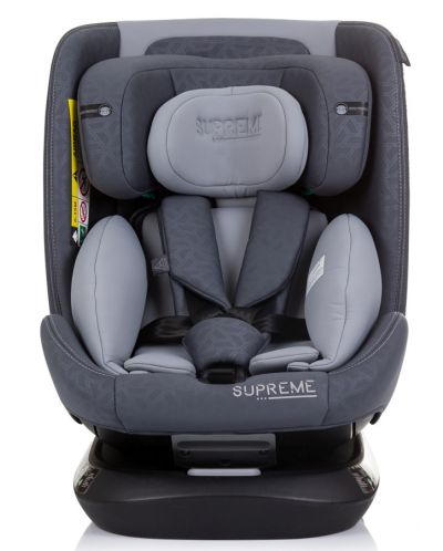 Scaun auto Chipolino - Supreme, 360°, IsoFix, i-Size, 40-150 cm, granit - 3