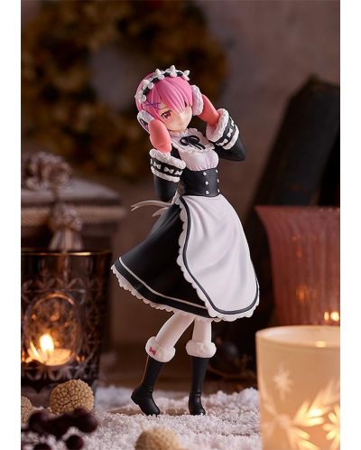 Statuetă Good Smile Company Animation: Re:Zero - Ram (Ice Season Ver.), 17 cm - 6