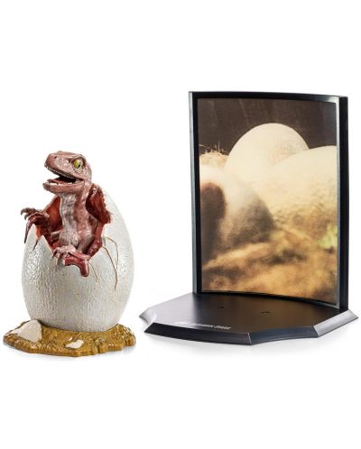 Figurină The Noble Collection Movies: Jurassic Park - Raptor Egg (Life Finds A Way) (30th Anniversary), 12 cm - 5