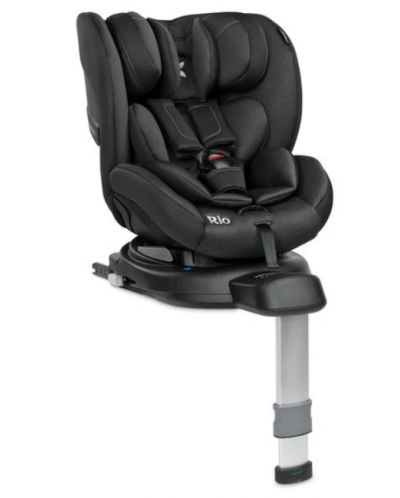 Scaun auto Caretero - Rio, IsoFix, i-Size, 40-105 cm, Negru - 1