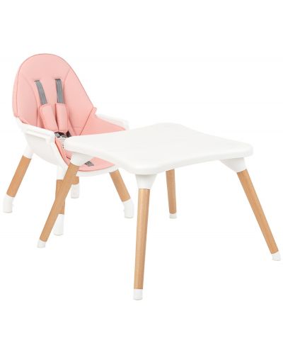 Scaun de masa pentru copii  Kikka Boo - Multi 3in1, Pink - 4