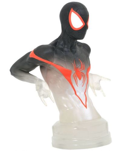 Figurină bust Gentle Giant Marvel: Spider-Man - Camouflage Miles Morales (SDCC 2021 Previews Exclusive), 18 cm - 2