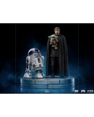 Statuetă Iron Studios Television: The Mandalorian - Luke Skywalker and Grogu, 21 cm - 5