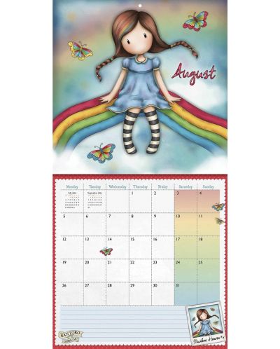 Calendar de perete Santoro Gorjuss - Fairy Dusk, 2024	 - 3