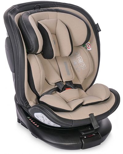 Scaun auto Lorelli - Estate, i-Size, Isofix, 40-150 cm, Leg, Beige - 3