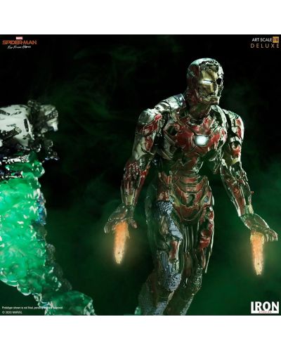 Iron Studios Marvel: Spider-Man - Statuia Iluzie Iron Man (Deluxe Art Scale), 21 cm - 3