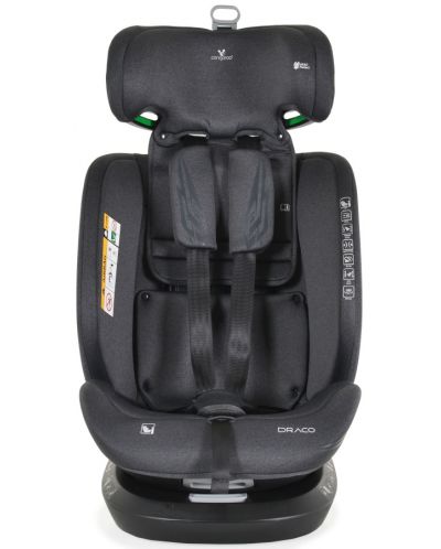 Scaun auto Cangaroo - Draco, 360°, I-Size, IsoFix, 40-150 cm, verde măslină - 7