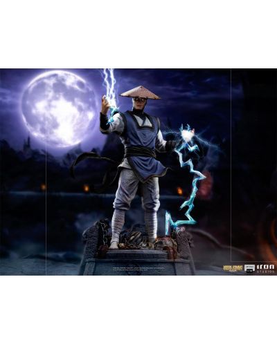 Figurina Iron Studios Games: Mortal Kombat - Raiden, 24 cm - 12