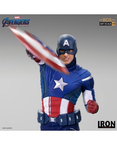 Statueta Iron Studios Marvel: Avengers - Captain America, 21 cm	 - 4