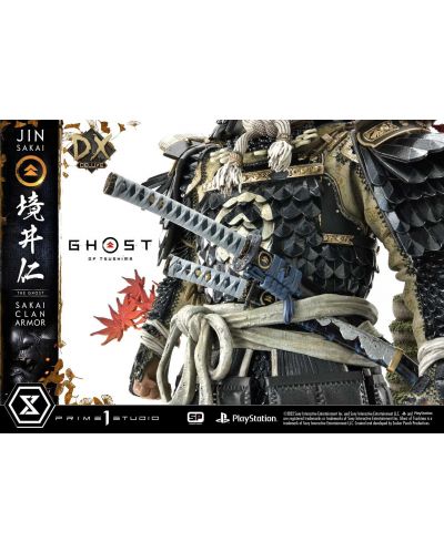 Figurină Prime 1 Games: Ghost of Tsushima - Jin Sakai (Sakai Clan Armor) (Deluxe Bonus Version), 60 cm - 8