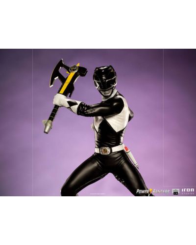 Statueta Iron Studios Television: Mighty Morphin Power Rangers - Black Ranger, 17 cm - 5